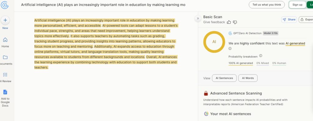 Is GPT-Zero Accurate